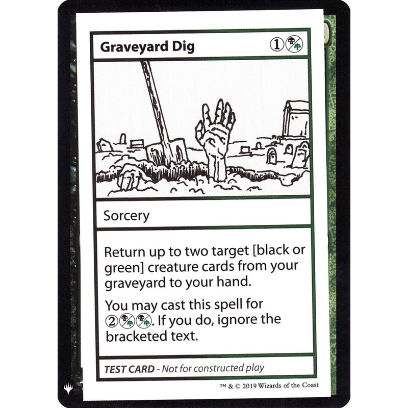 Graveyard Dig [Mystery Booster Playtest Cards]