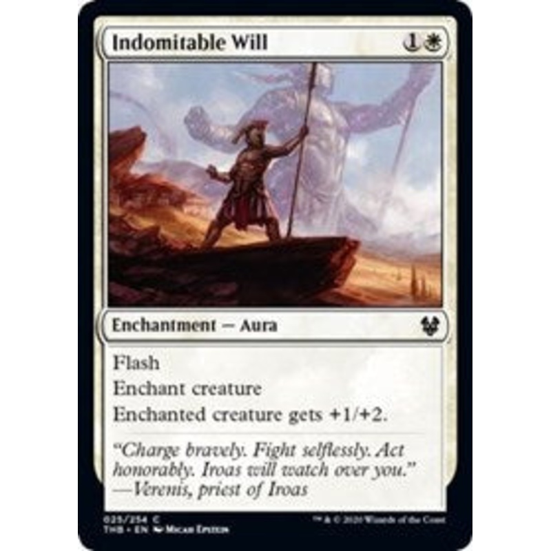Indomitable Will [Theros Beyond Death]
