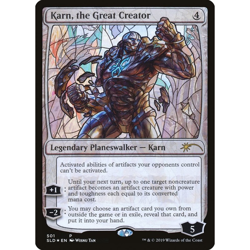 Karn, the Great Creator (Stained Glass) [Secret Lair Drop Promos]