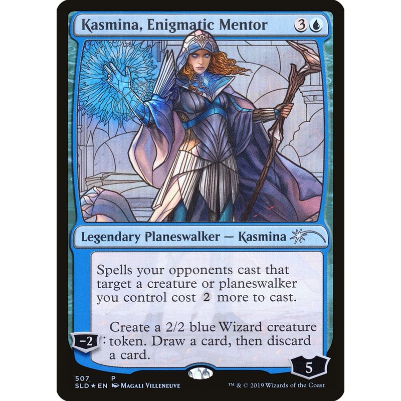 Kasmina, Enigmatic Mentor (Stained Glass) [Secret Lair Drop Promos]