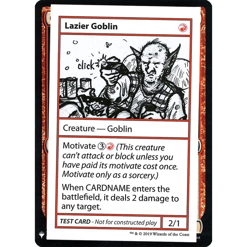 Lazier Goblin [Mystery Booster Playtest Cards]