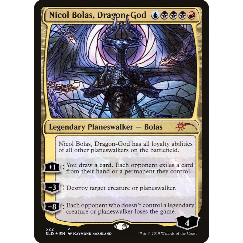 Nicol Bolas, Dragon-God (Stained Glass) [Secret Lair Drop Promos]