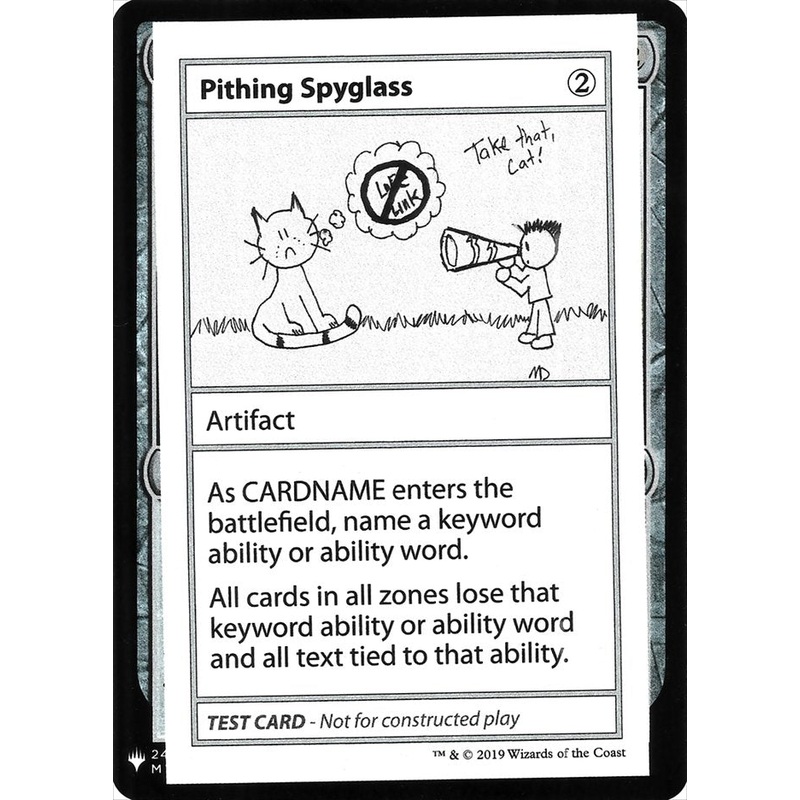 Pithing Spyglass [Mystery Booster Playtest Cards]