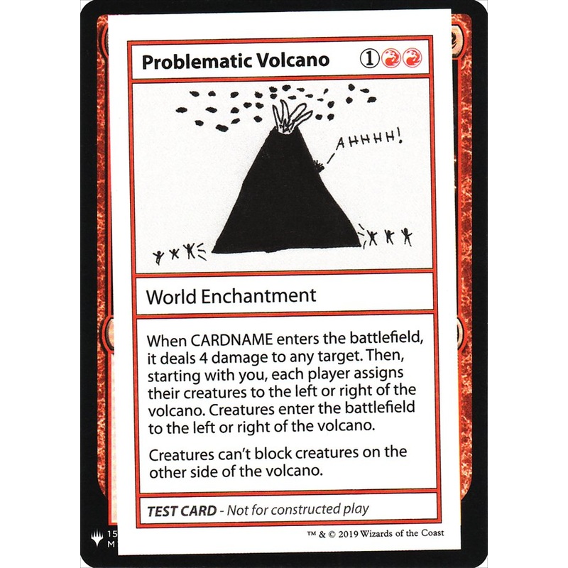 Problematic Volcano [Mystery Booster Playtest Cards]