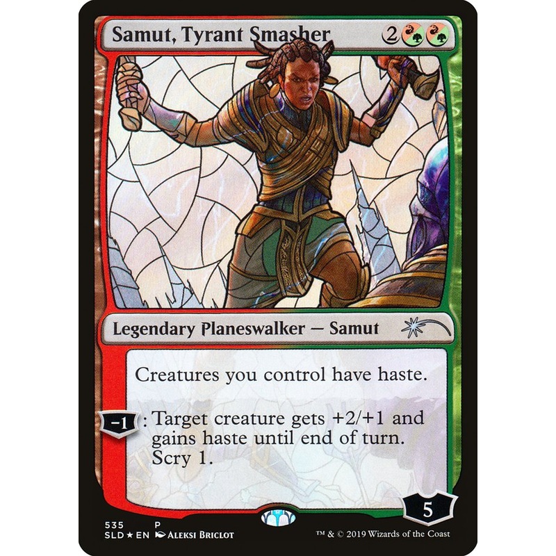 Samut, Tyrant Smasher (Stained Glass) [Secret Lair Drop Promos]