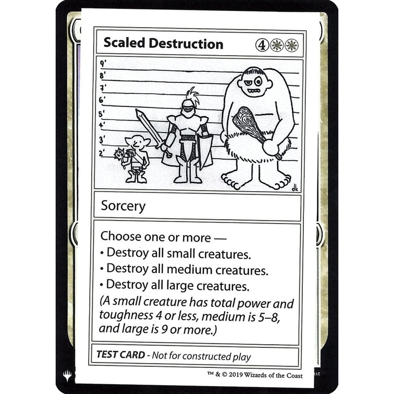 Scaled Destruction [Mystery Booster Playtest Cards]