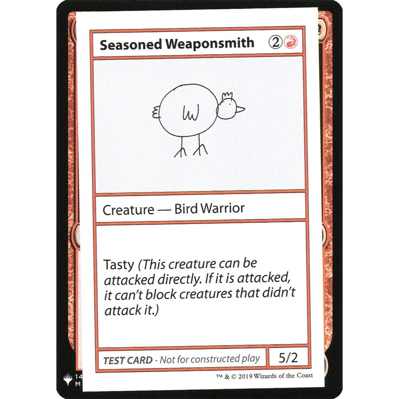 Seasoned Weaponsmith [Mystery Booster Playtest Cards]