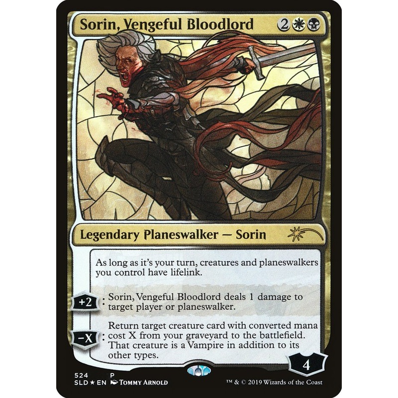 Sorin, Vengeful Bloodlord (Stained Glass) [Secret Lair Drop Promos]