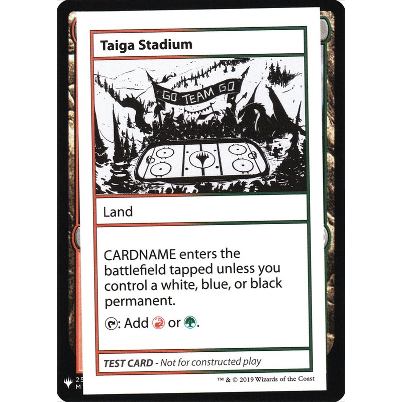 Taiga Stadium [Mystery Booster Playtest Cards]