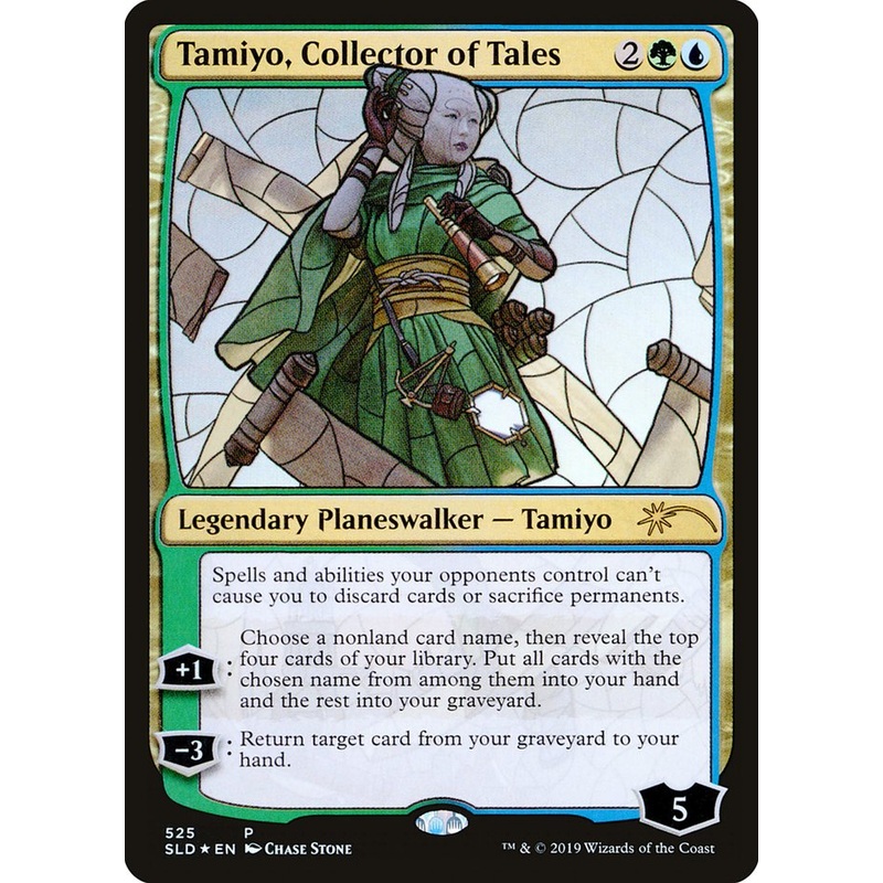 Tamiyo, Collector of Tales (Stained Glass) [Secret Lair Drop Promos]