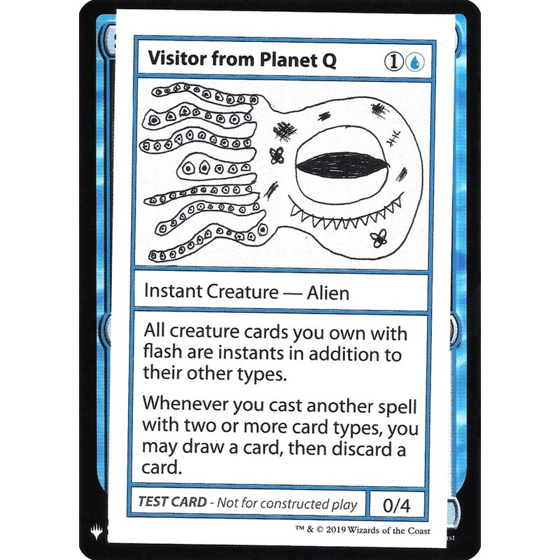 Visitor from Planet Q [Mystery Booster Playtest Cards]