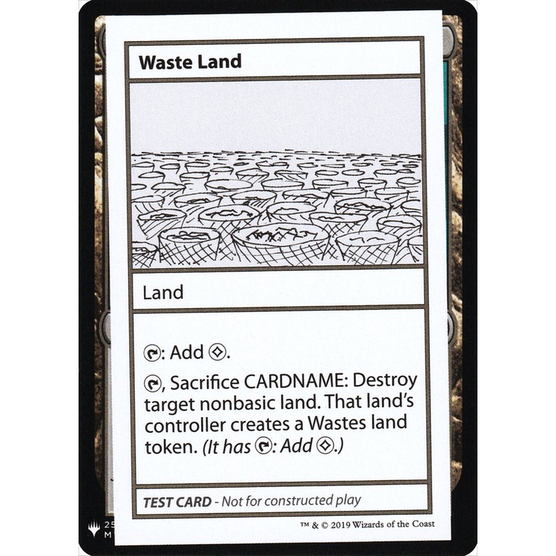 Waste Land [Mystery Booster Playtest Cards]