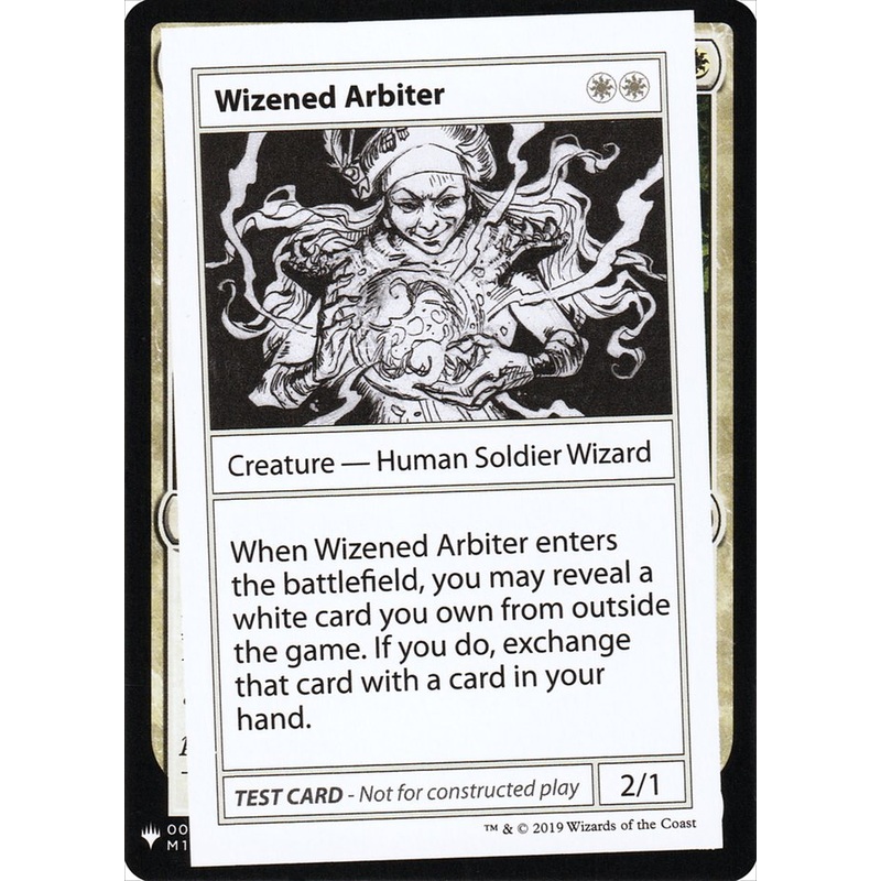 Wizened Arbiter [Mystery Booster Playtest Cards]