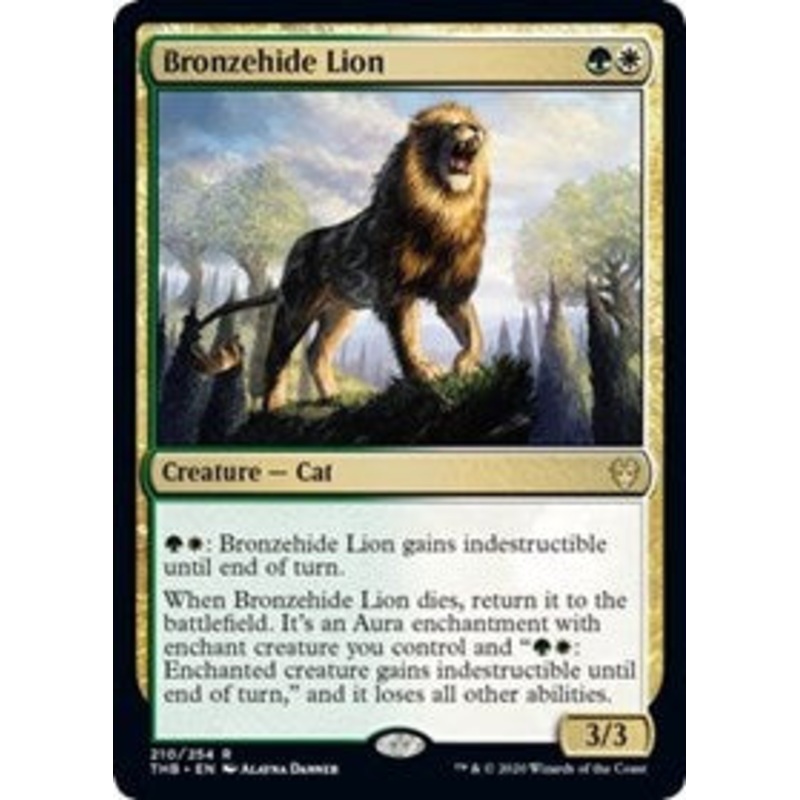Bronzehide Lion [Theros Beyond Death]