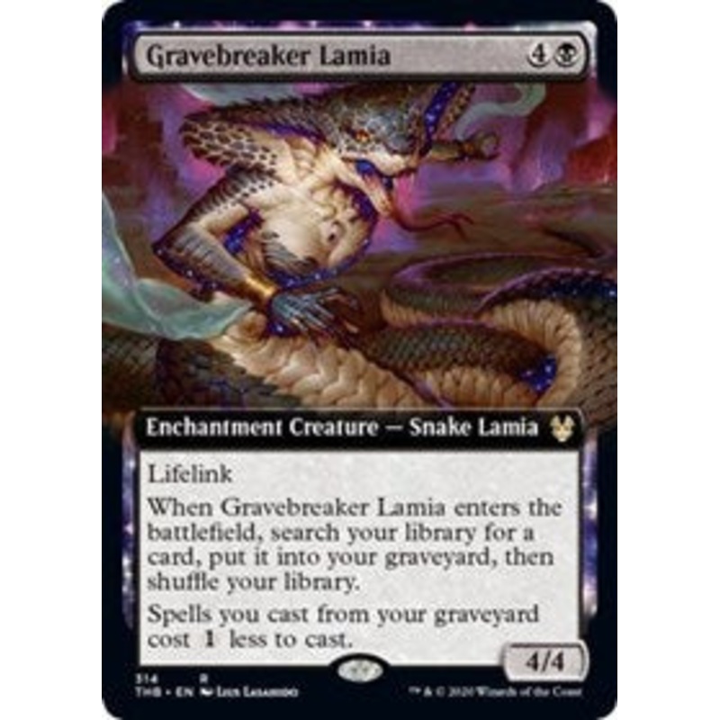 Gravebreaker Lamia (Extended Art) [Theros Beyond Death]