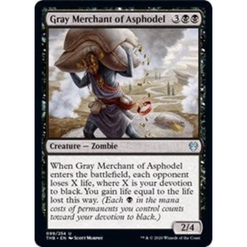 Gray Merchant of Asphodel [Theros Beyond Death]