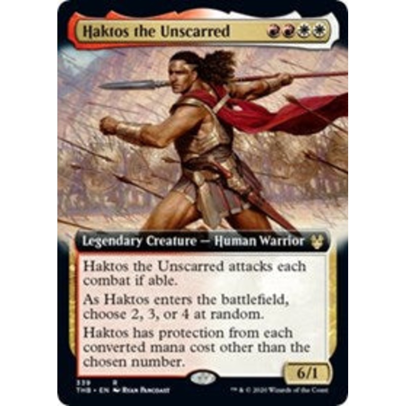 Haktos the Unscarred (Extended Art) [Theros Beyond Death]