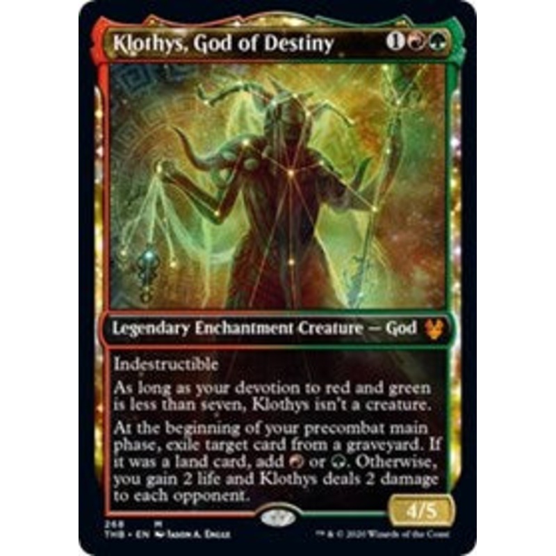 Klothys, God of Destiny (Showcase) [Theros Beyond Death]