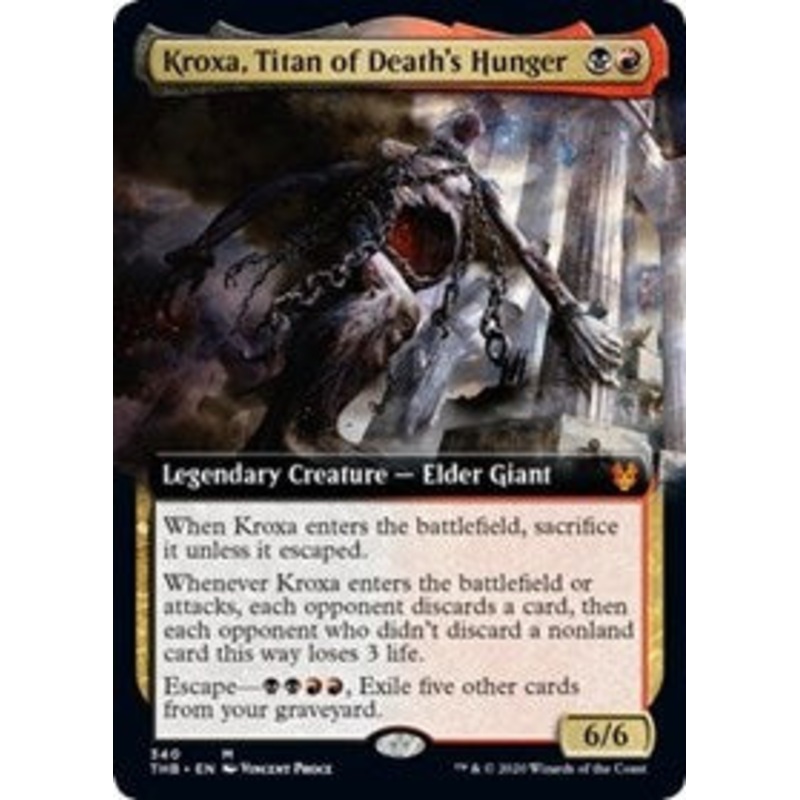 Kroxa, Titan of Death's Hunger (Extended Art) [Theros Beyond Death]