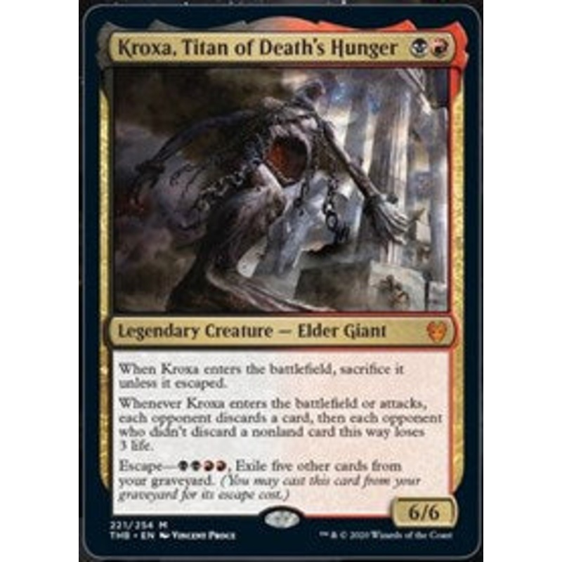 Kroxa, Titan of Death's Hunger [Theros Beyond Death]