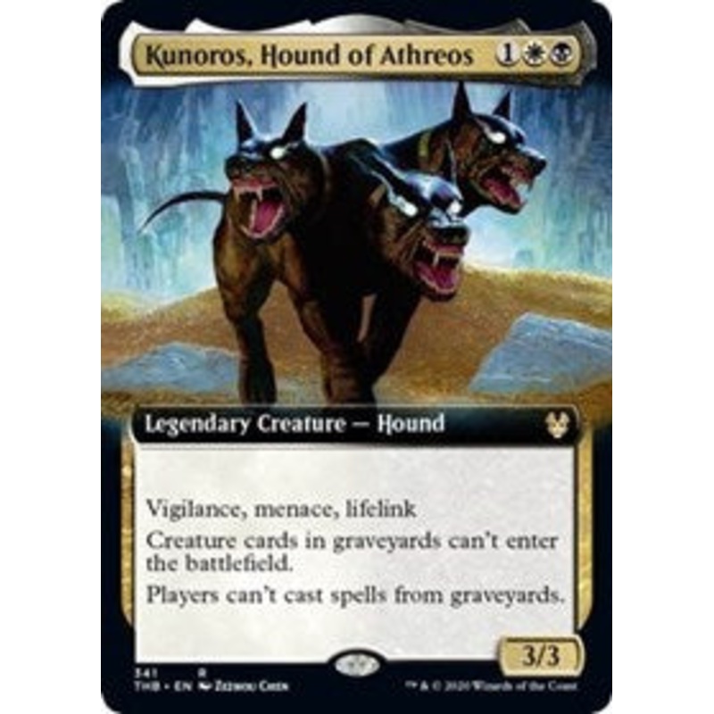 Kunoros, Hound of Athreos (Extended Art) [Theros Beyond Death]