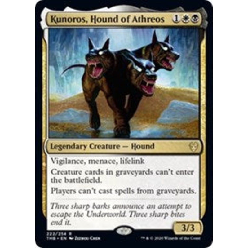 Kunoros, Hound of Athreos [Theros Beyond Death]