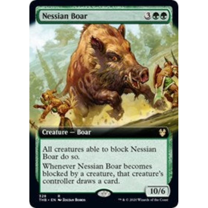 Nessian Boar (Extended Art) [Theros Beyond Death]