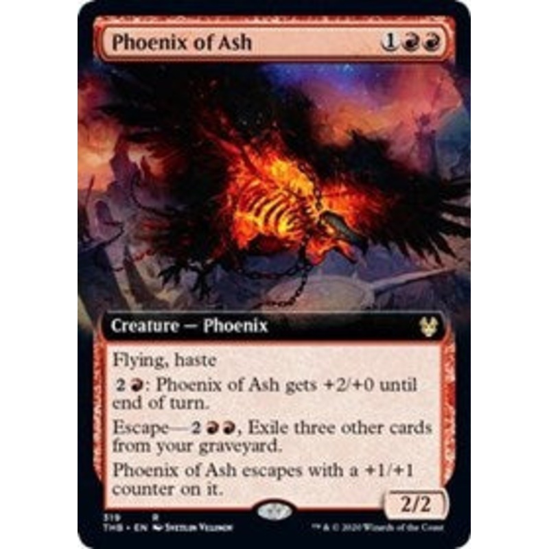 Phoenix of Ash (Extended Art) [Theros Beyond Death]