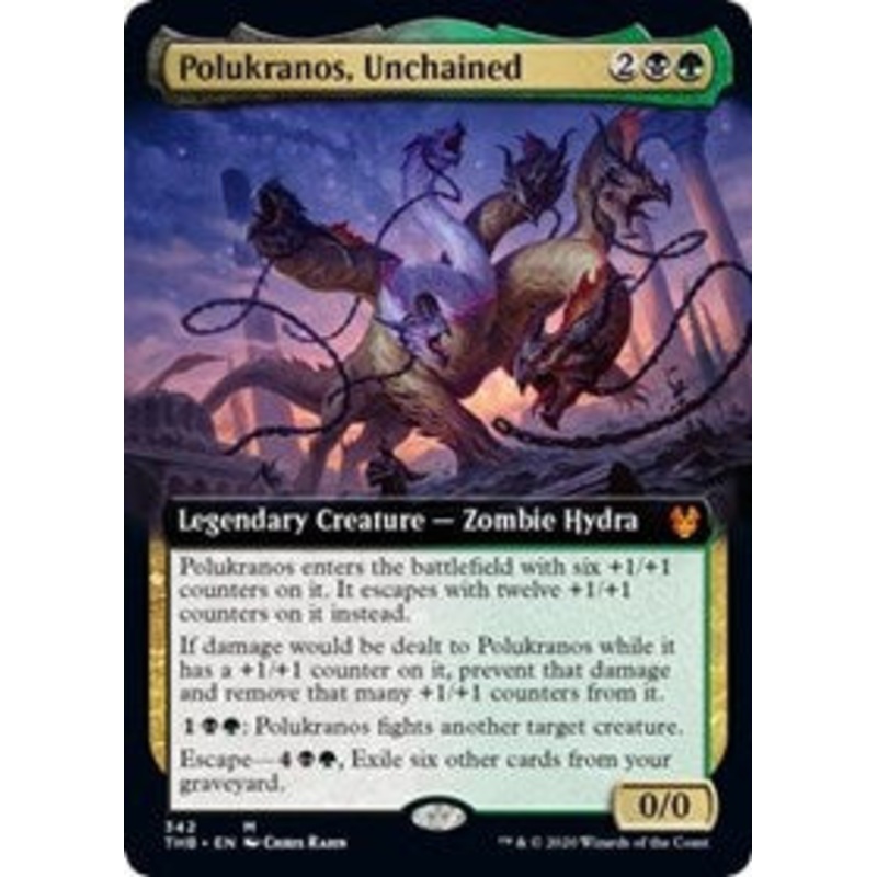 Polukranos, Unchained (Extended Art) [Theros Beyond Death]