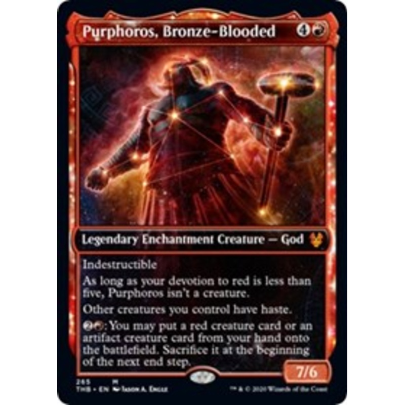 Purphoros, Bronze-Blooded (Showcase) [Theros Beyond Death]