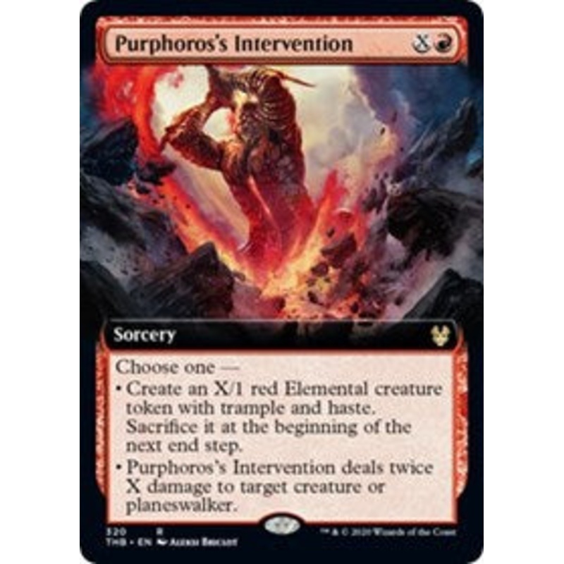 Purphoros's Intervention (Extended Art) [Theros Beyond Death]