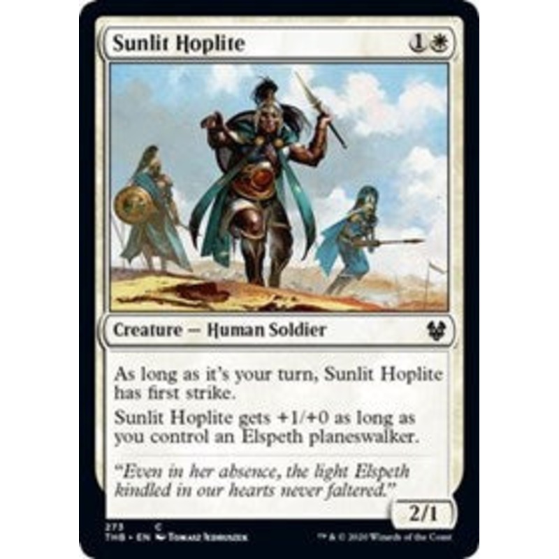 Sunlit Hoplite [Theros Beyond Death]