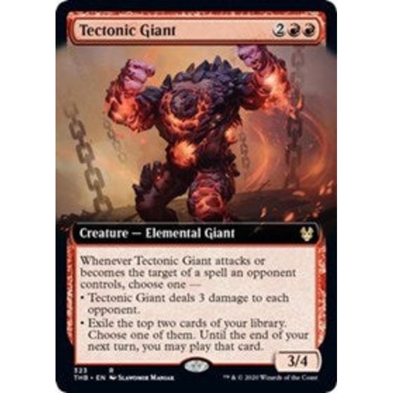 Tectonic Giant (Extended Art) [Theros Beyond Death]