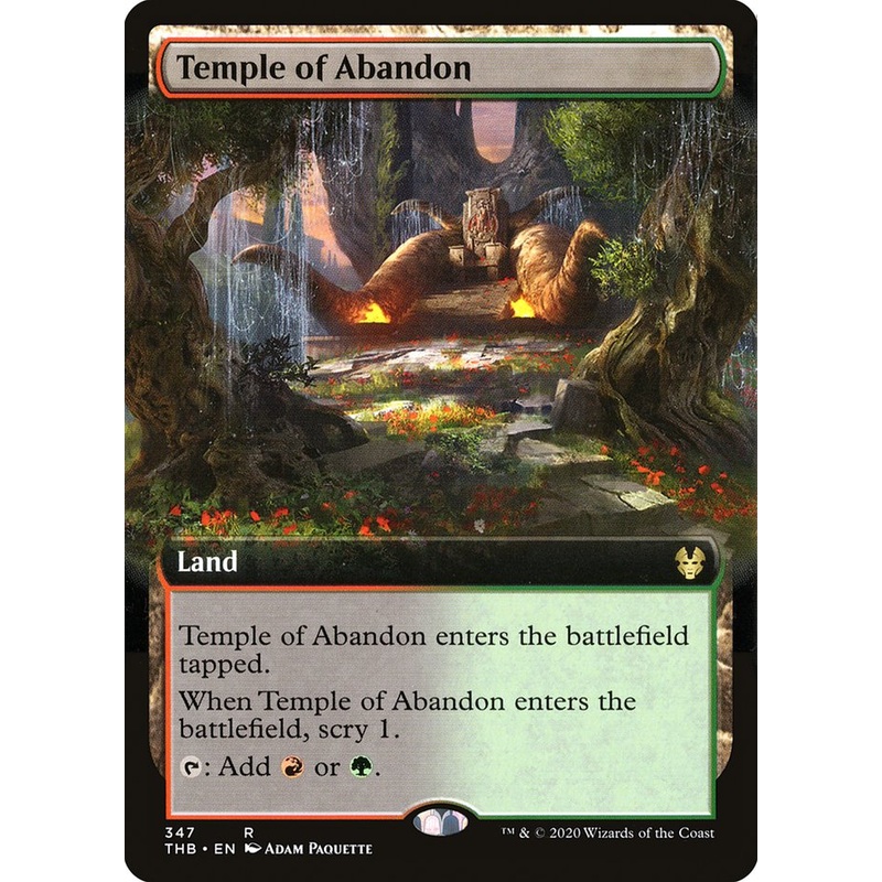 Temple of Abandon (Extended Art) [Theros Beyond Death]