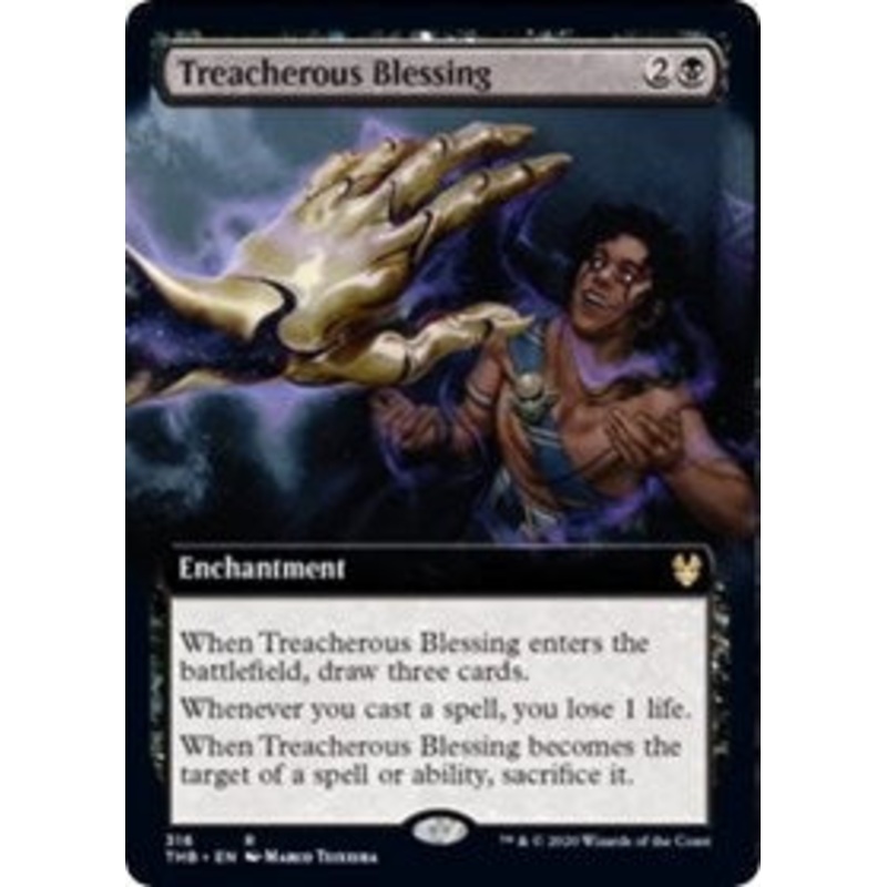 Treacherous Blessing (Extended Art) [Theros Beyond Death]