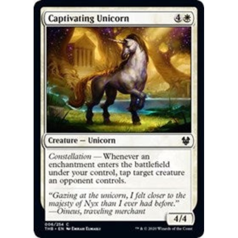 Captivating Unicorn [Theros Beyond Death]