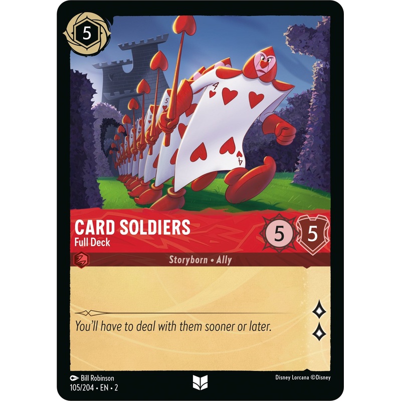 Card Soldiers - Full Deck (105/204) [Rise of the Floodborn]