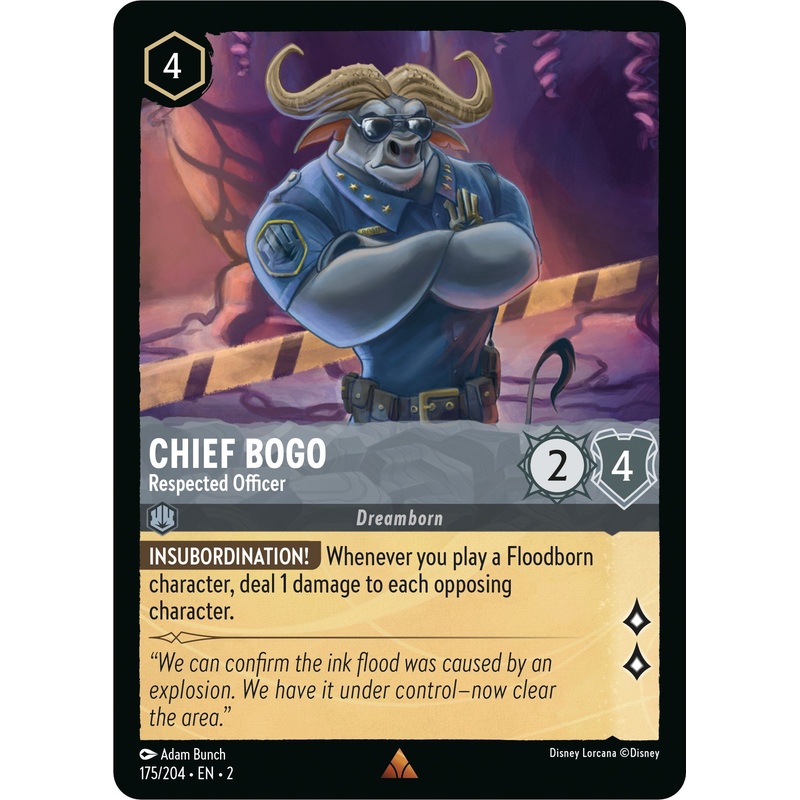 Chief Bogo - Respected Officer (175/204) [Rise of the Floodborn]