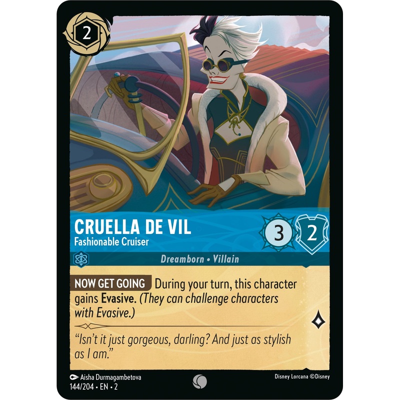 Cruella De Vil - Fashionable Cruiser (144/204) [Rise of the Floodborn]