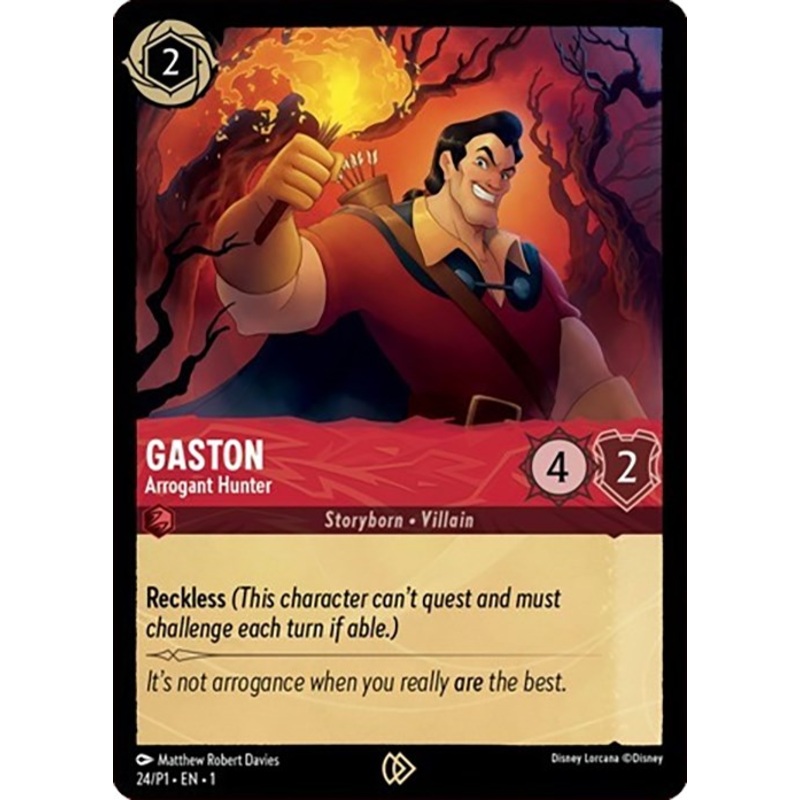 Gaston - Arrogant Hunter (24) [Promo Cards]