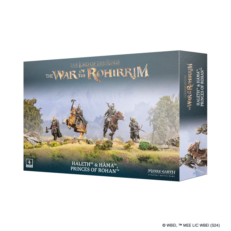LORD OF THE RINGS: MIDDLE-EARTH STRATERGY BATTLE GAME - HALETH & HAMA PRINCES OF ROHAN