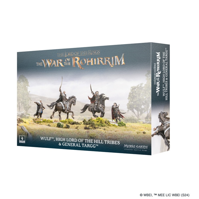 LORD OF THE RINGS: MIDDLE-EARTH STRATERGY BATTLE GAME - WULF HIGH LORD OF THE HILL TRIBES & GENERAL TARGG