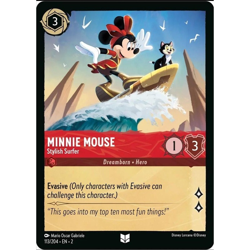 Minnie Mouse - Stylish Surfer (113/204) [Rise of the Floodborn]