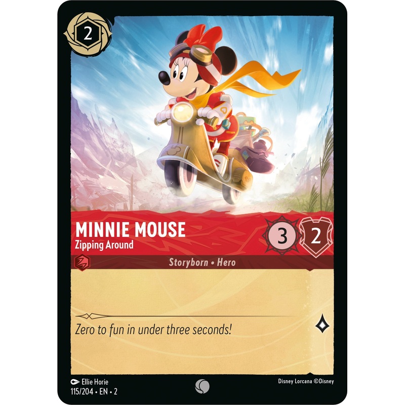 Minnie Mouse - Zipping Around (115/204) [Rise of the Floodborn]