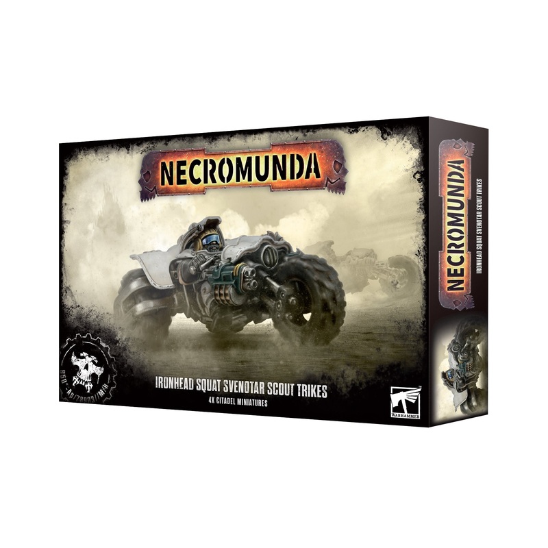 NECROMUNDA: IRONHEAD SQUAT SVENOTAR SCOUT TRIKES