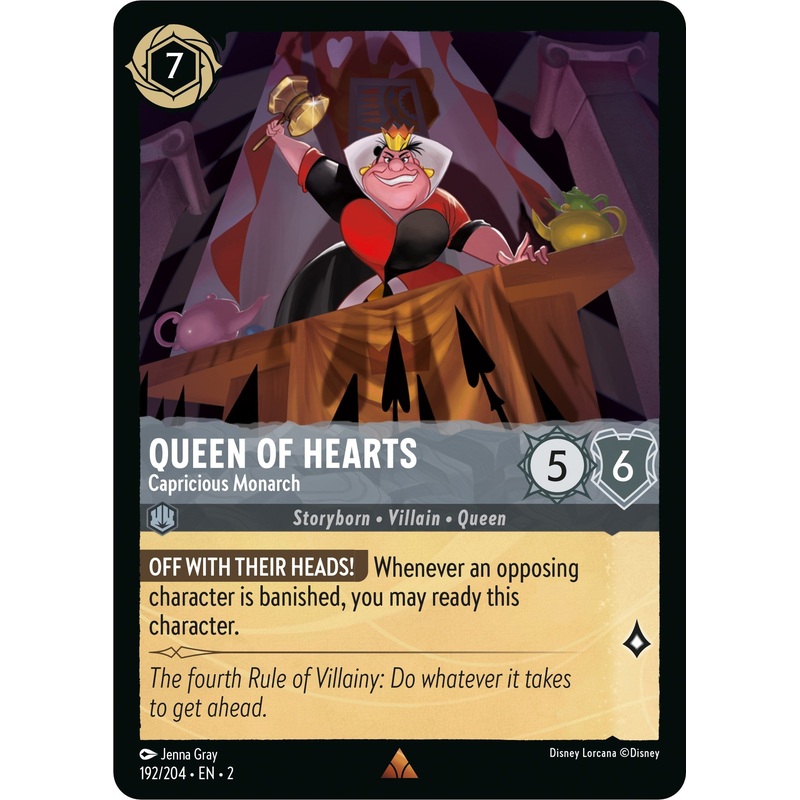 Queen of Hearts - Capricious Monarch (192/204) [Rise of the Floodborn]