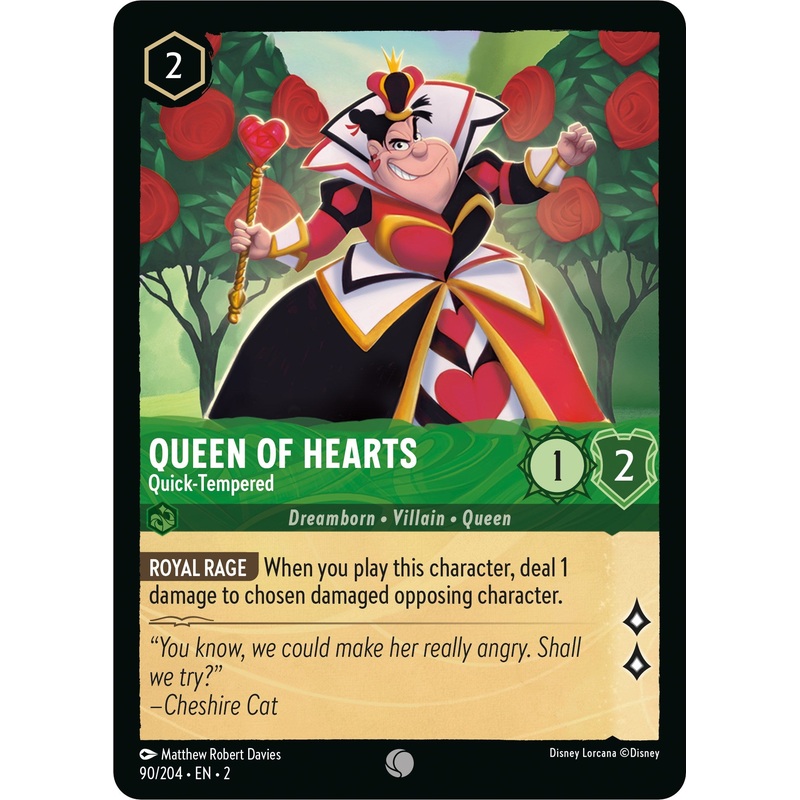 Queen of Hearts - Quick-Tempered (90/204) [Rise of the Floodborn]