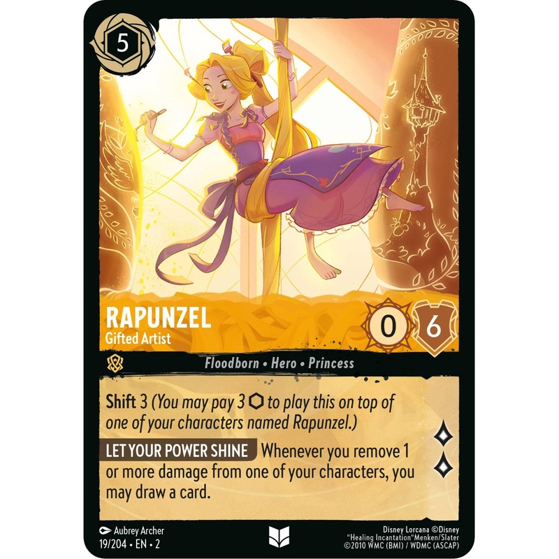 Rapunzel - Gifted Artist (19/204) [Rise of the Floodborn]