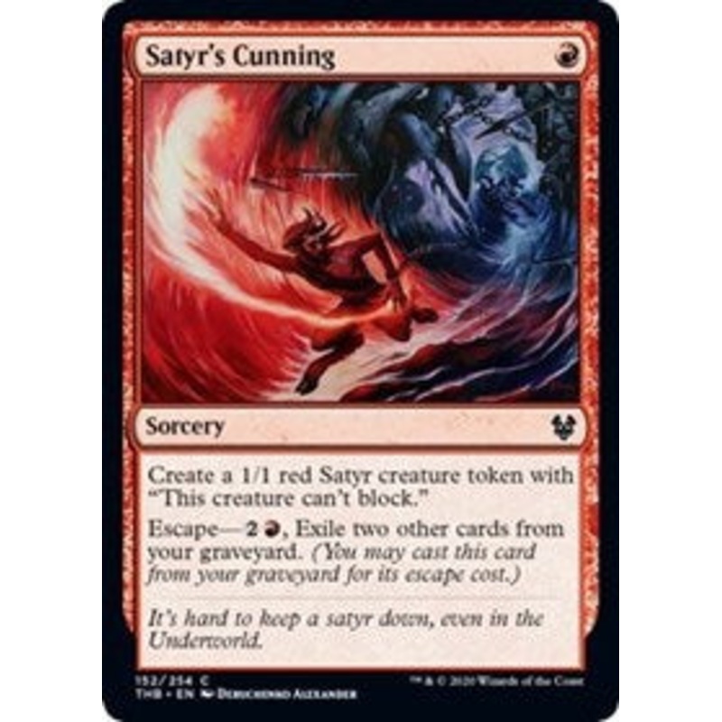 Satyr's Cunning [Theros Beyond Death]