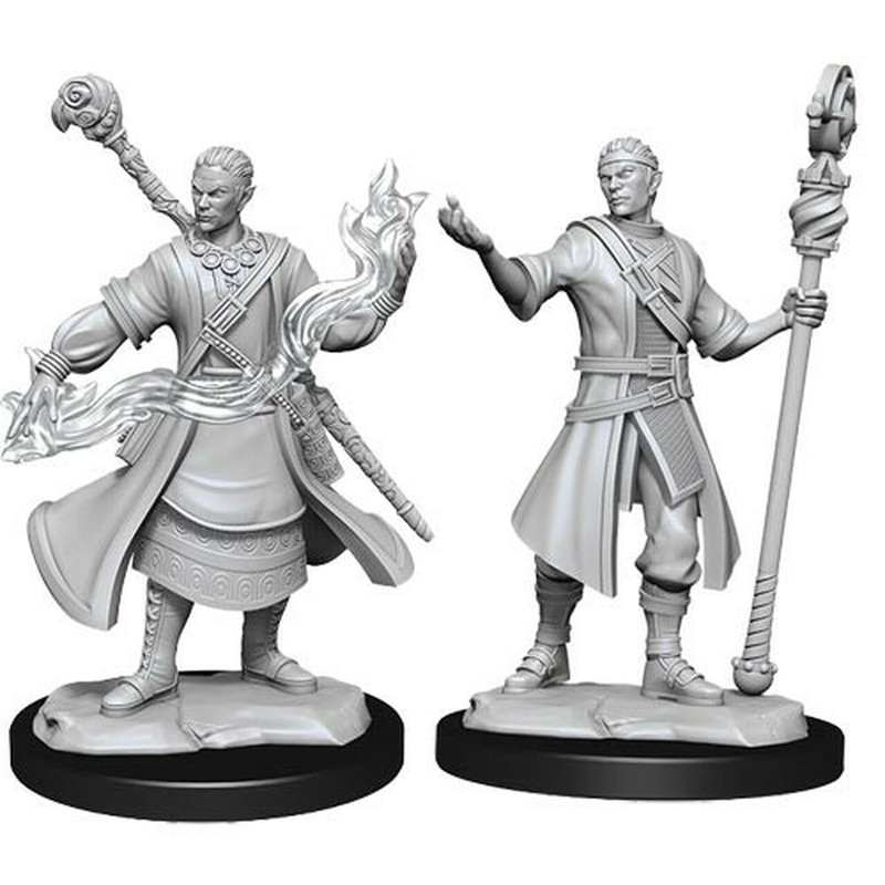 Nolzer's Marvelous Miniatures: Male Half-Elf Wizard